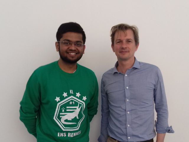 Photograph of Nitin and Martin